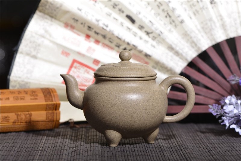 宜兴紫砂壶 | 大彬如意_泥料：本山段泥_容量：300cc