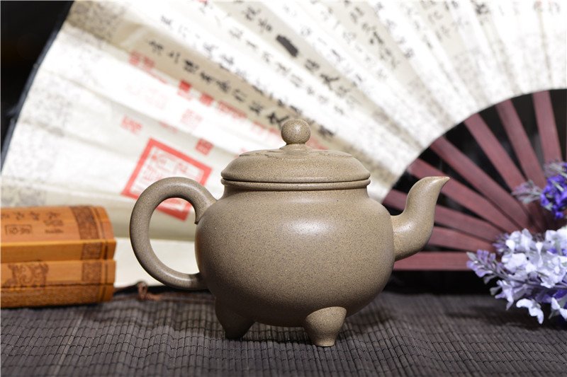 宜兴紫砂壶 | 大彬如意_泥料：本山段泥_容量：300cc