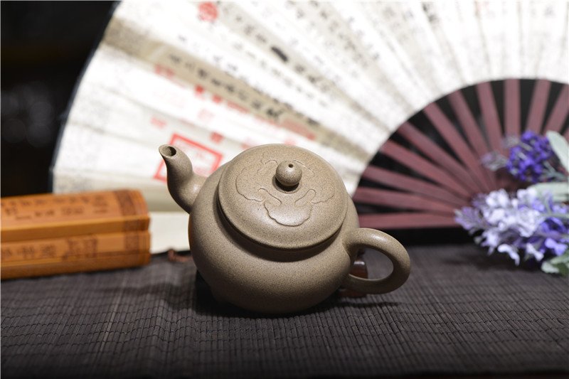 宜兴紫砂壶 | 大彬如意_泥料：本山段泥_容量：300cc