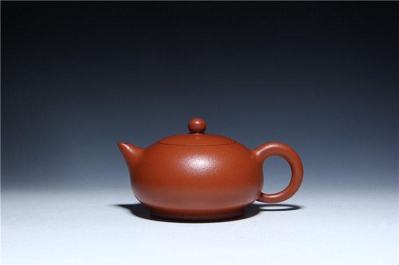 宜兴紫砂壶 | 雅趣_泥料：朱泥_容量：260cc