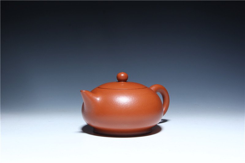 宜兴紫砂壶 | 雅趣_泥料：朱泥_容量：260cc