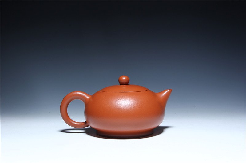 宜兴紫砂壶 | 雅趣_泥料：朱泥_容量：260cc