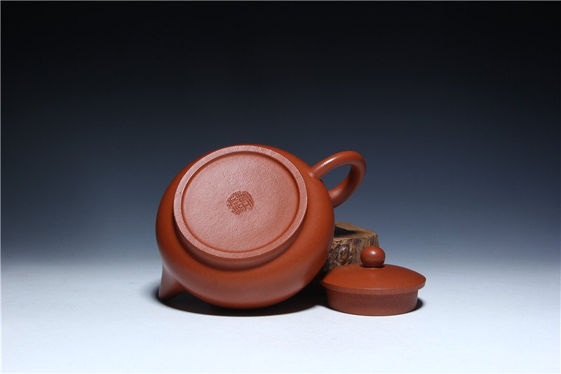 宜兴紫砂壶 | 雅趣_泥料：朱泥_容量：260cc