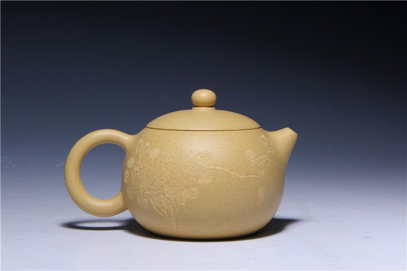 宜兴紫砂壶 | 西施_泥料：段泥_容量：280cc