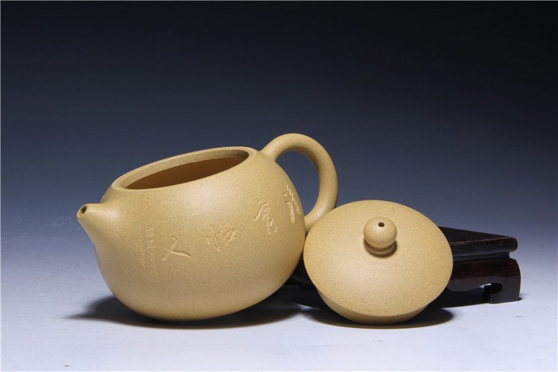 宜兴紫砂壶 | 西施_泥料：段泥_容量：280cc