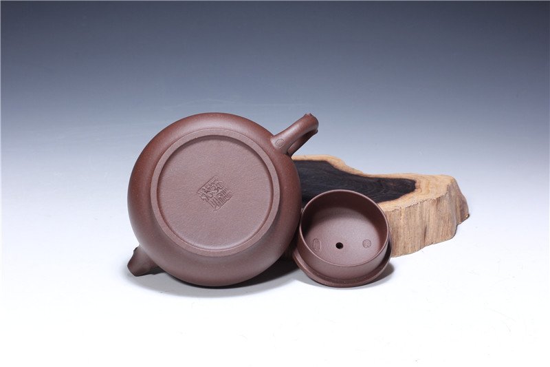 宜兴紫砂壶 | 春意_泥料：老紫泥_容量：300cc