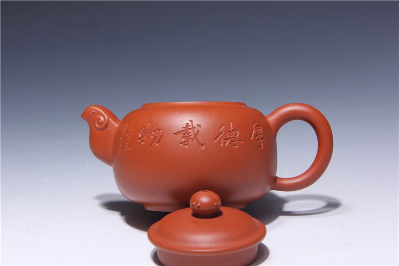 宜兴紫砂壶 | 祥瑞_泥料：朱泥_容量：230cc