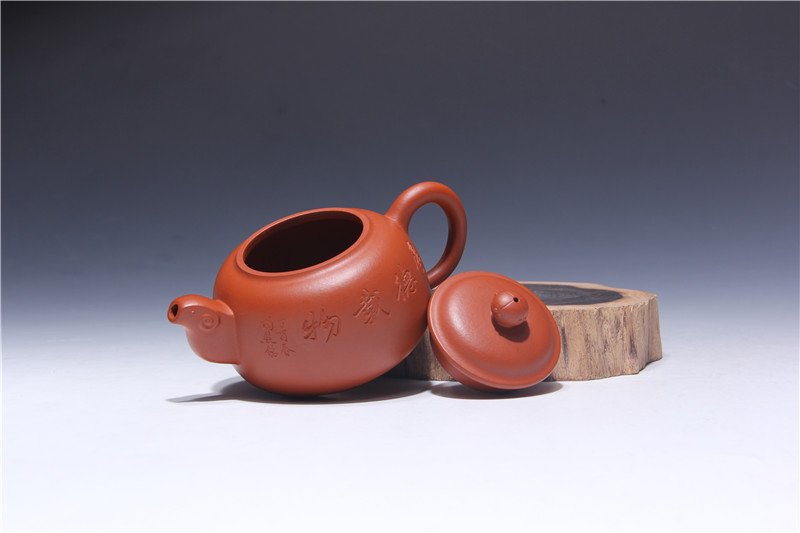 宜兴紫砂壶 | 祥瑞_泥料：朱泥_容量：230cc
