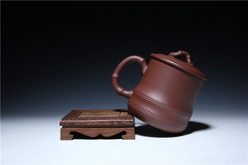 宜兴紫砂杯 | 夏趣_泥料_容量：400cc