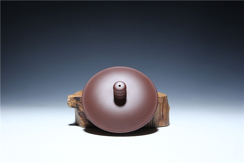 宜兴紫砂杯 | 立帽杯_泥料：紫泥_容量：360cc