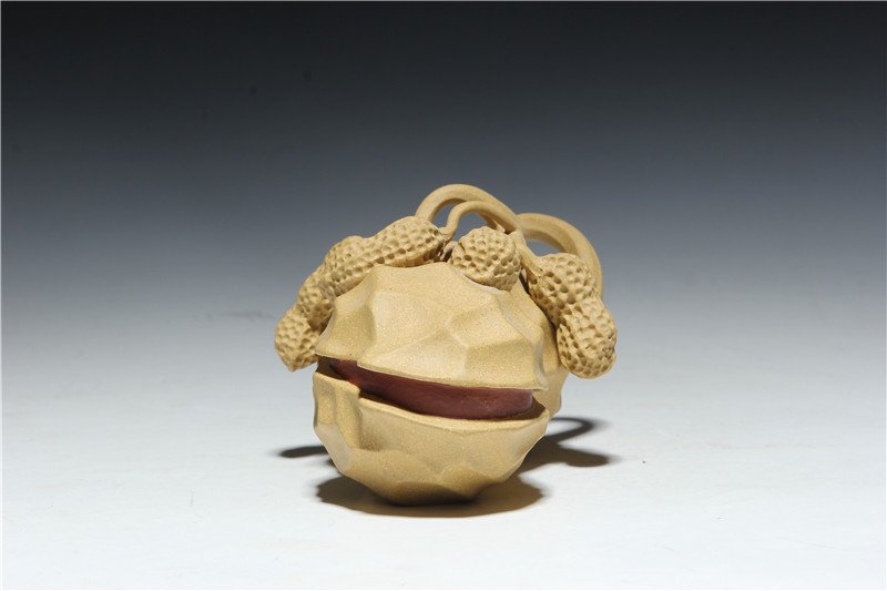 宜兴紫砂雕塑 | 多子多福_泥料：段泥