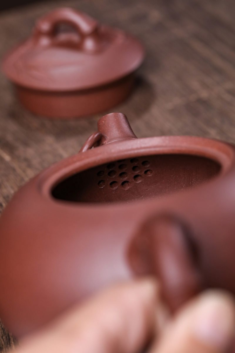 宜兴紫砂壶 I 丰竹壶_泥料：紫泥_容量：360cc