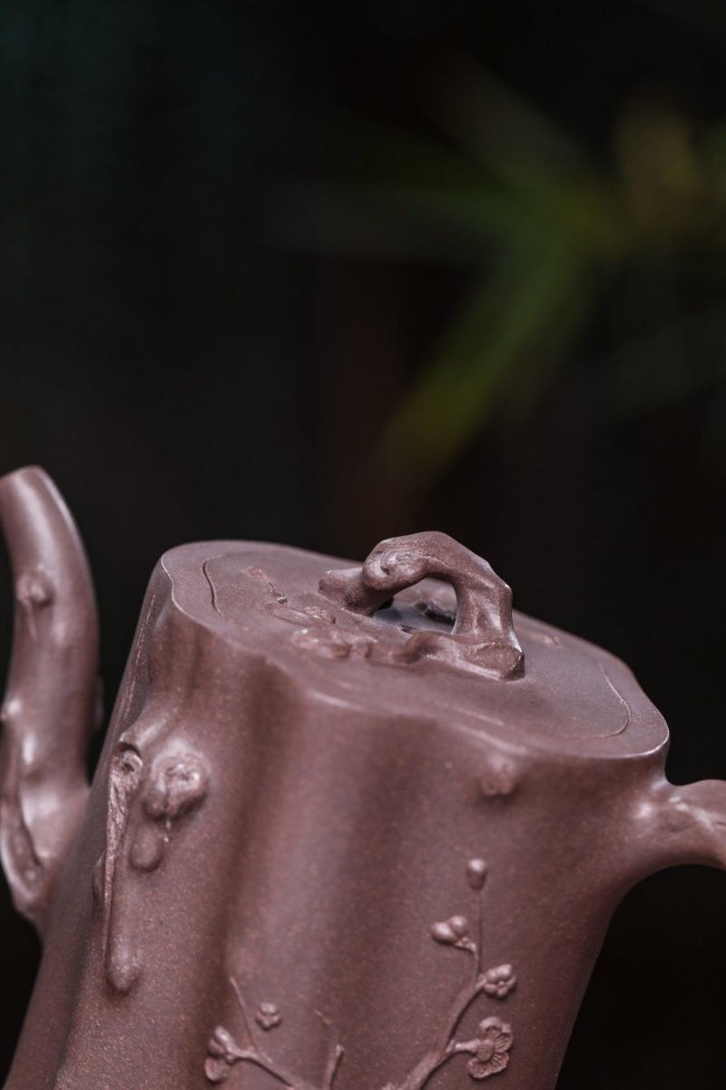 宜兴紫砂壶 I 梅桩_泥料：天青泥_容量：360cc